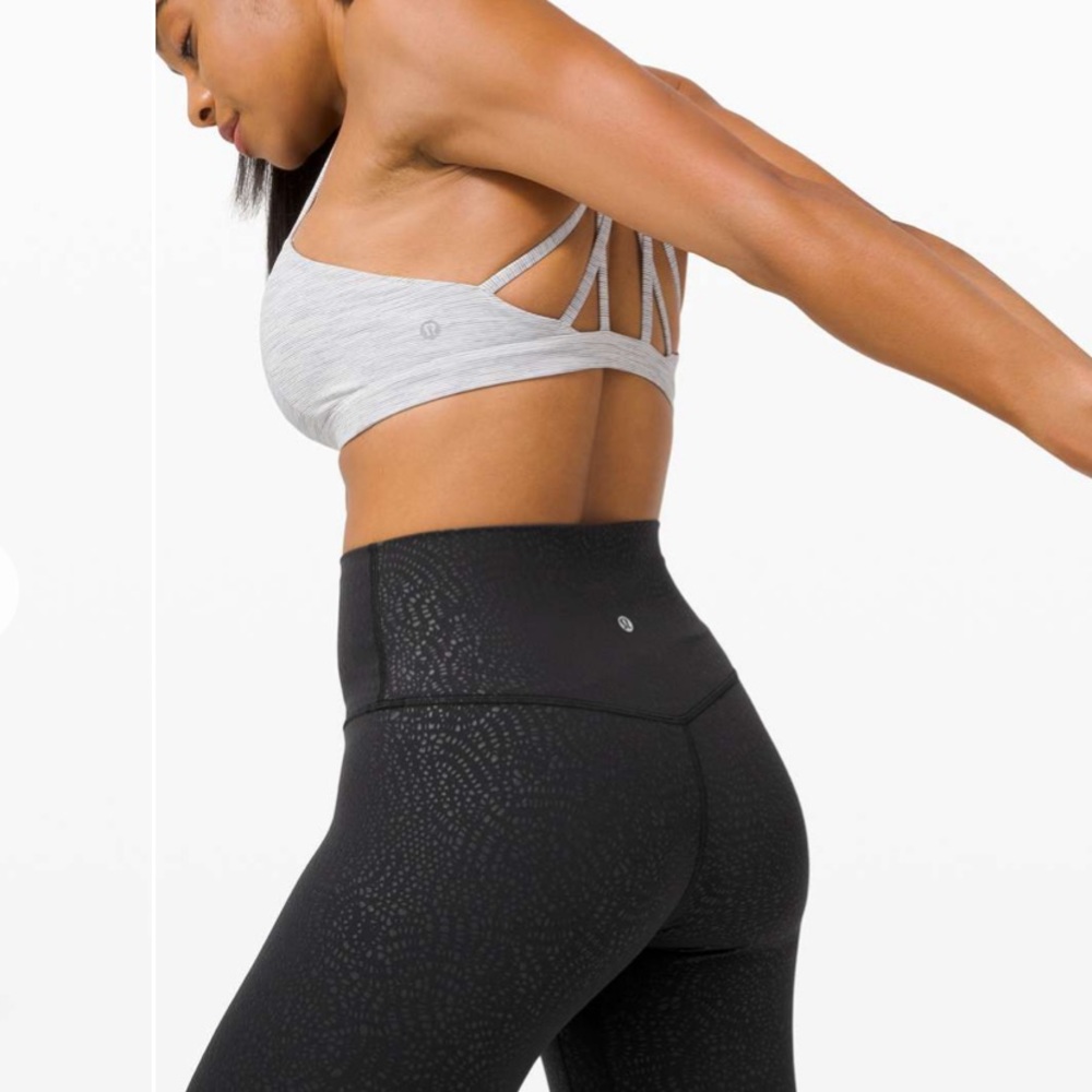 Lululemon Align Pant 25” * Filigree Emboss Black - Picture 4 of 5